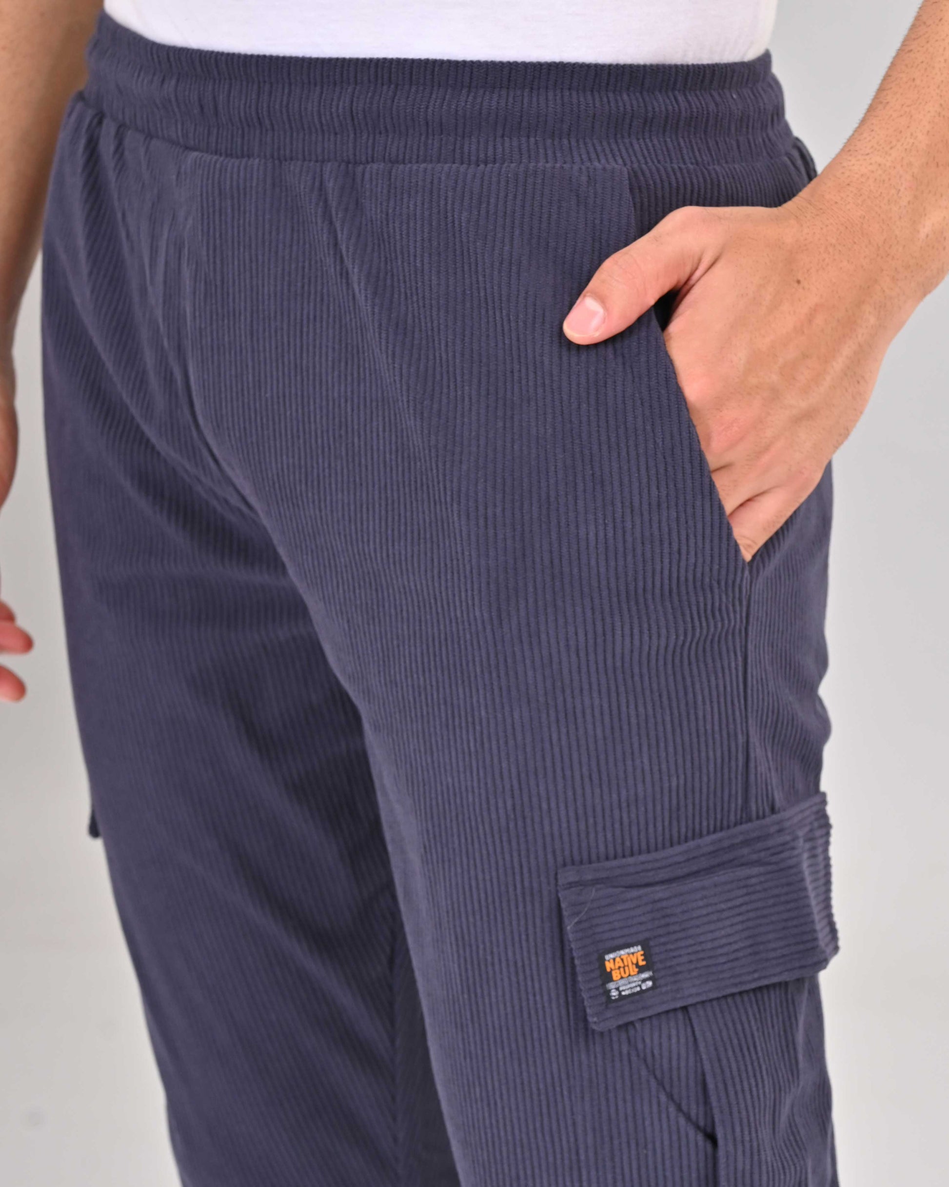 Order Greyish Blue Colour Nativebull Men's Track Pant