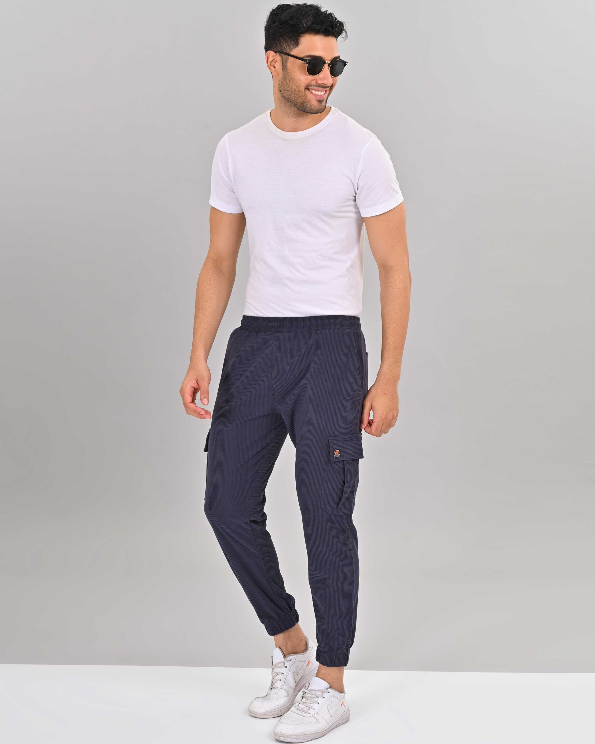 Order Greyish Blue Colour Nativebull Men's Track Pant Online
