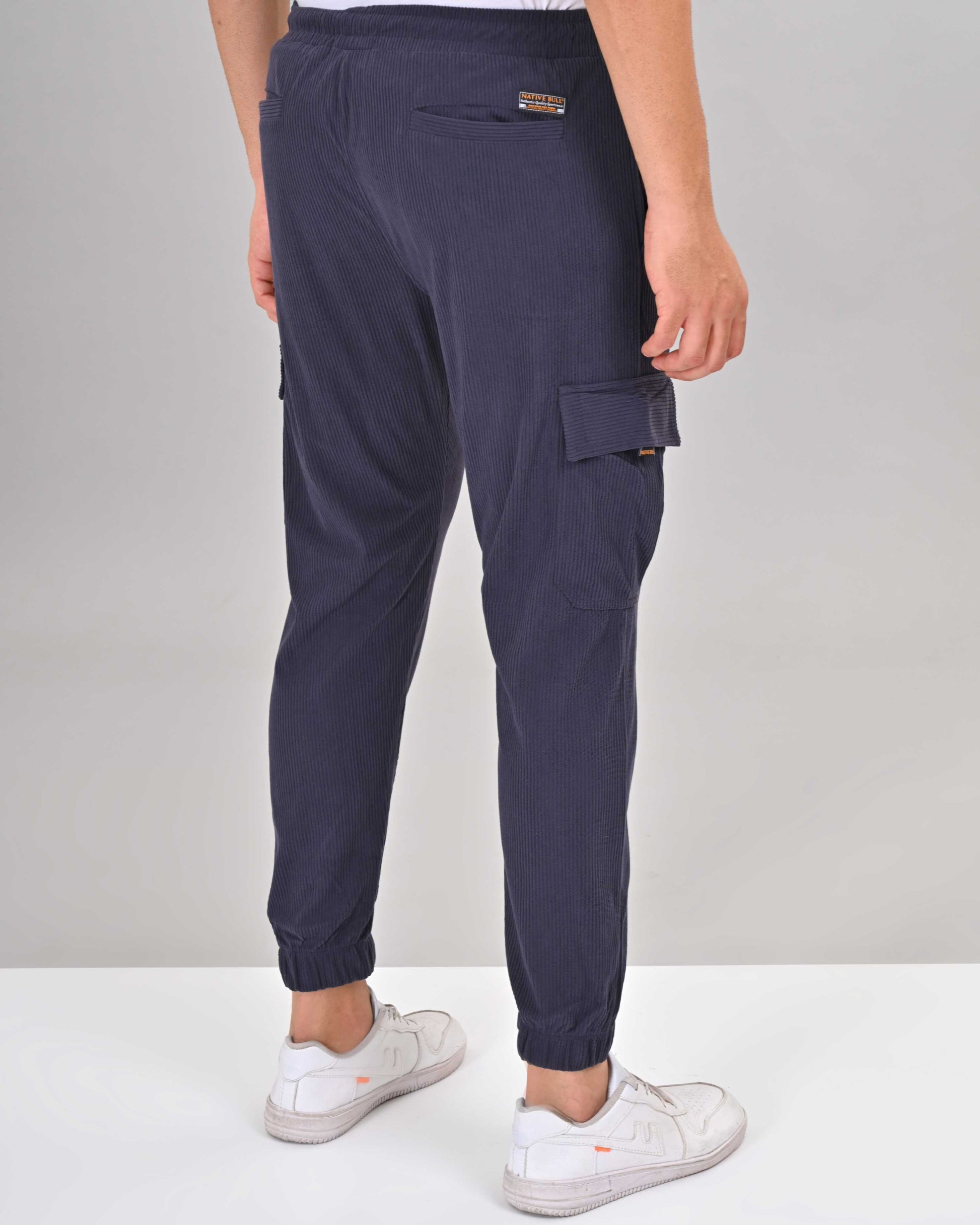 Greyish Blue Colour Nativebull Men's Track Pant Online Shopping