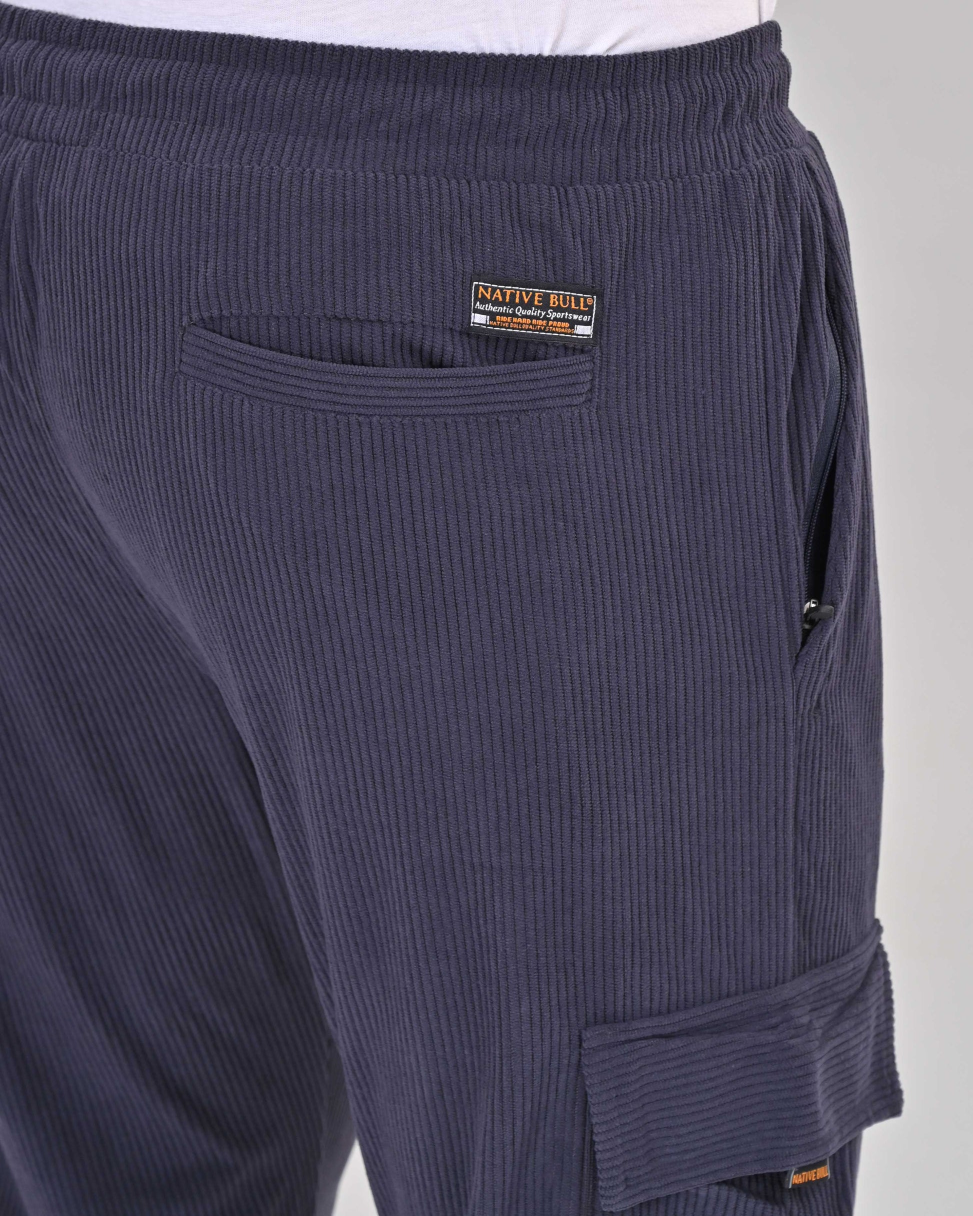 Buy Greyish Blue Colour Nativebull Men's Track Pant Online Shopping