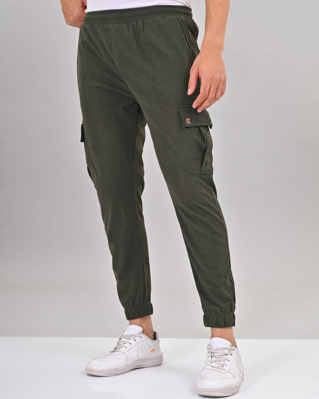 Bottle Green Colour Nativebull Men's Track Pant