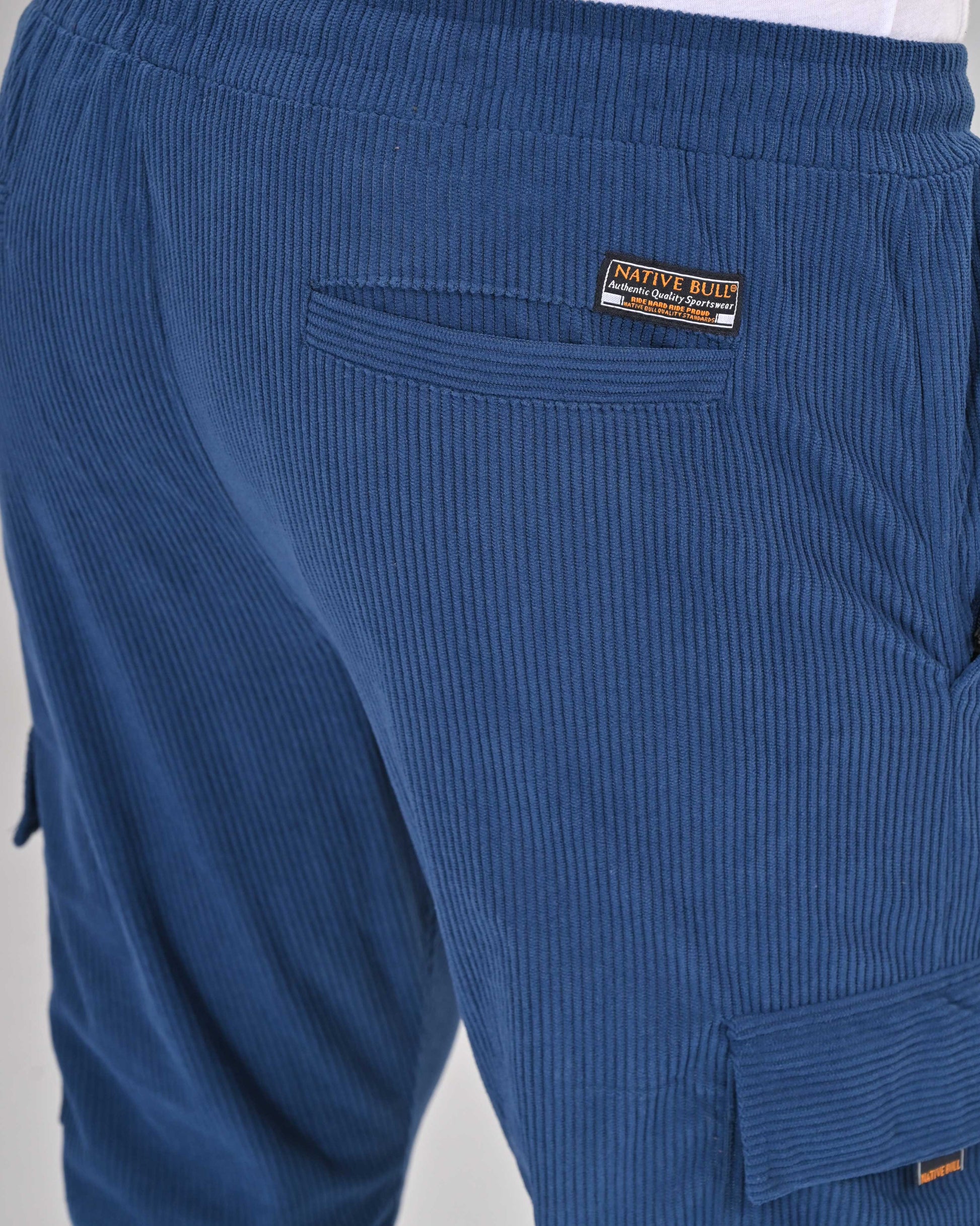 Buy Teal Colour Nativebull Men's Track Pant Online Shopping