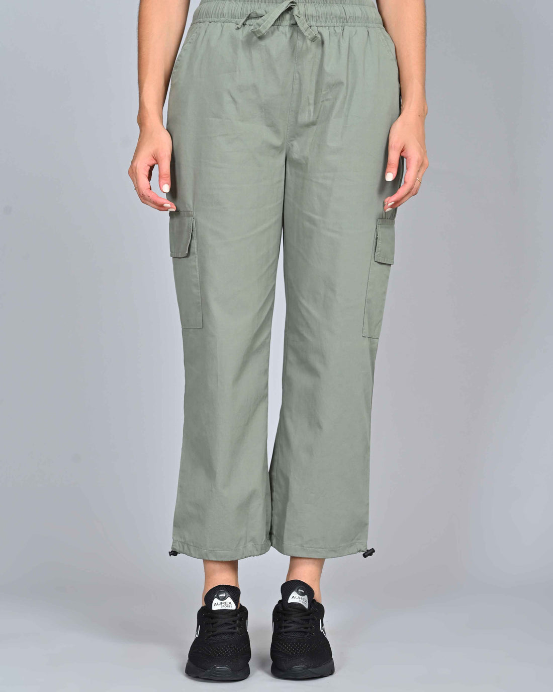 Women's Olive Green Colour Cargo Pant