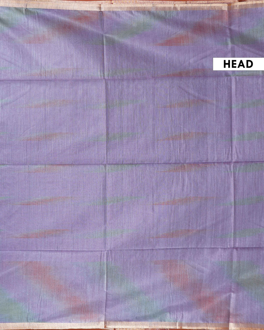 Elegant Semi Silk Saree with Zari Woven Border and Striped Pallu - Lavender