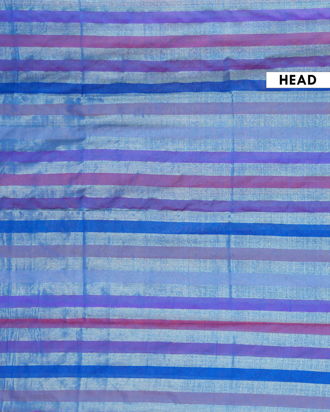 Handloom Mul Mul Cotton Saree with Vertical Stripe Pattern and Decorative Tassels - Purple