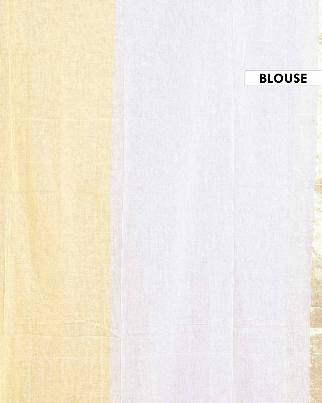 Handwoven Mul Mul Cotton Saree with Subtle Sheen and Contrasting Border – White