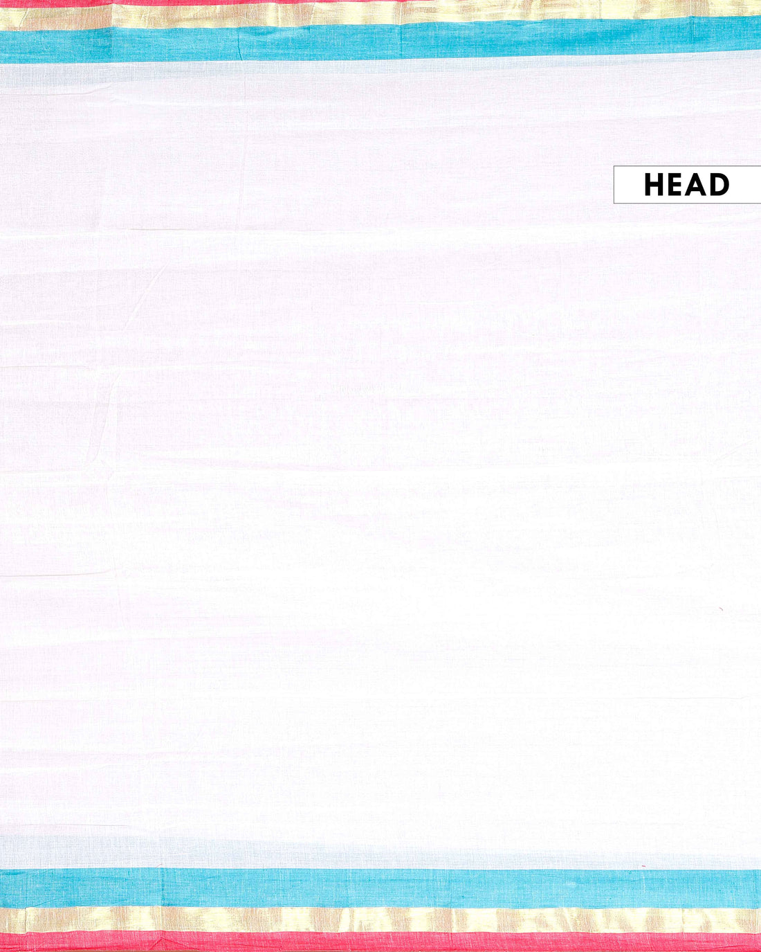 Handwoven Mul Mul Cotton Saree with Subtle Sheen and Contrasting Border – White