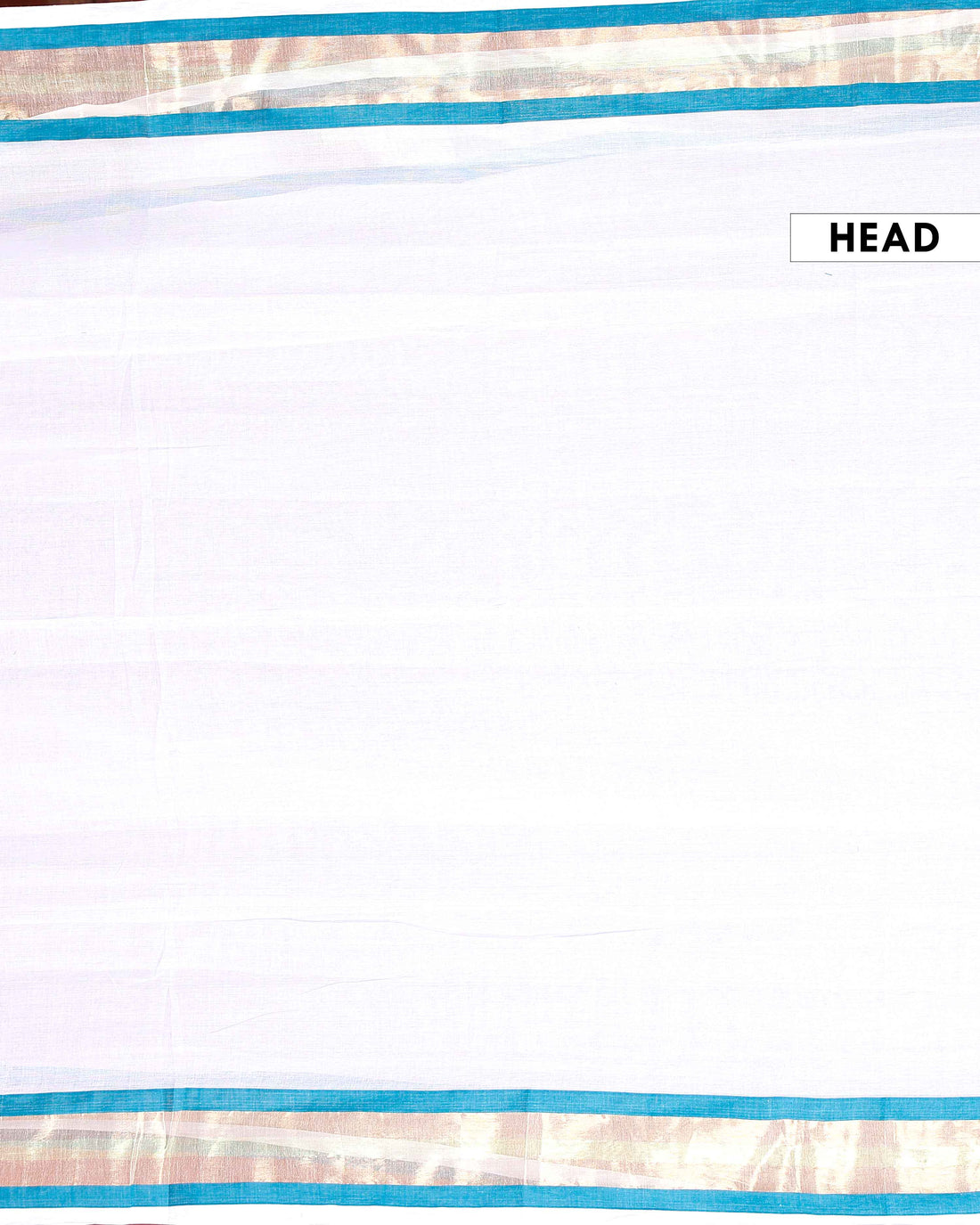 Handwoven Mul Mul Cotton Saree with Subtle Sheen and Contrasting Border – White