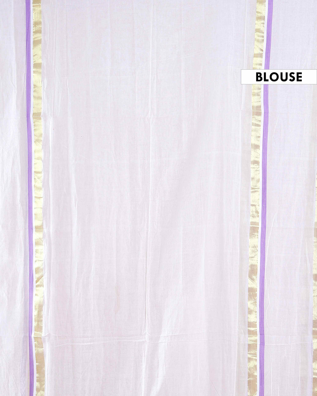 Handwoven Mul Mul Cotton Saree with Subtle Sheen and Contrasting Border – White