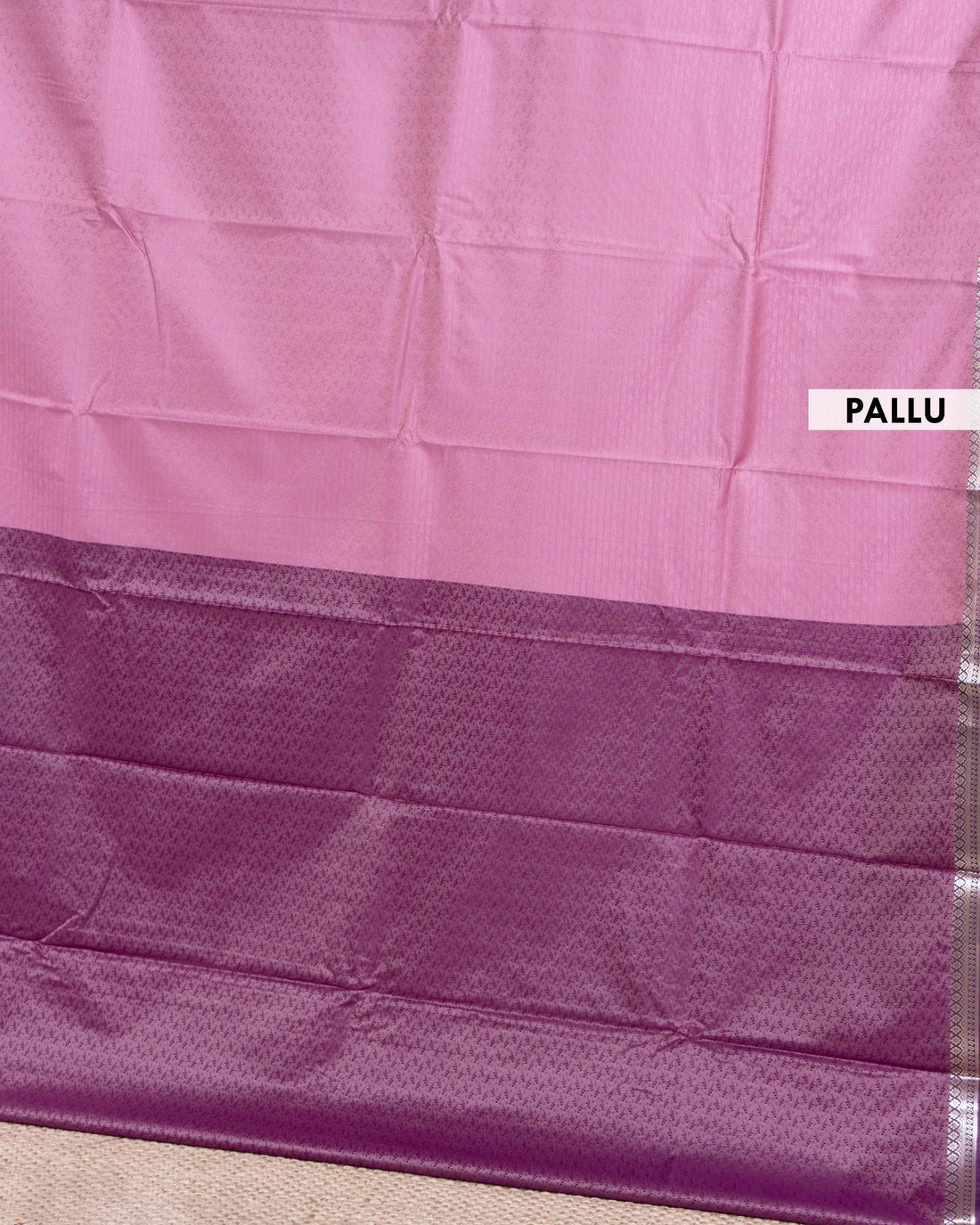 Elegant Elampillai Silk Cotton Saree with Zari Border and Butta Weave - Pink