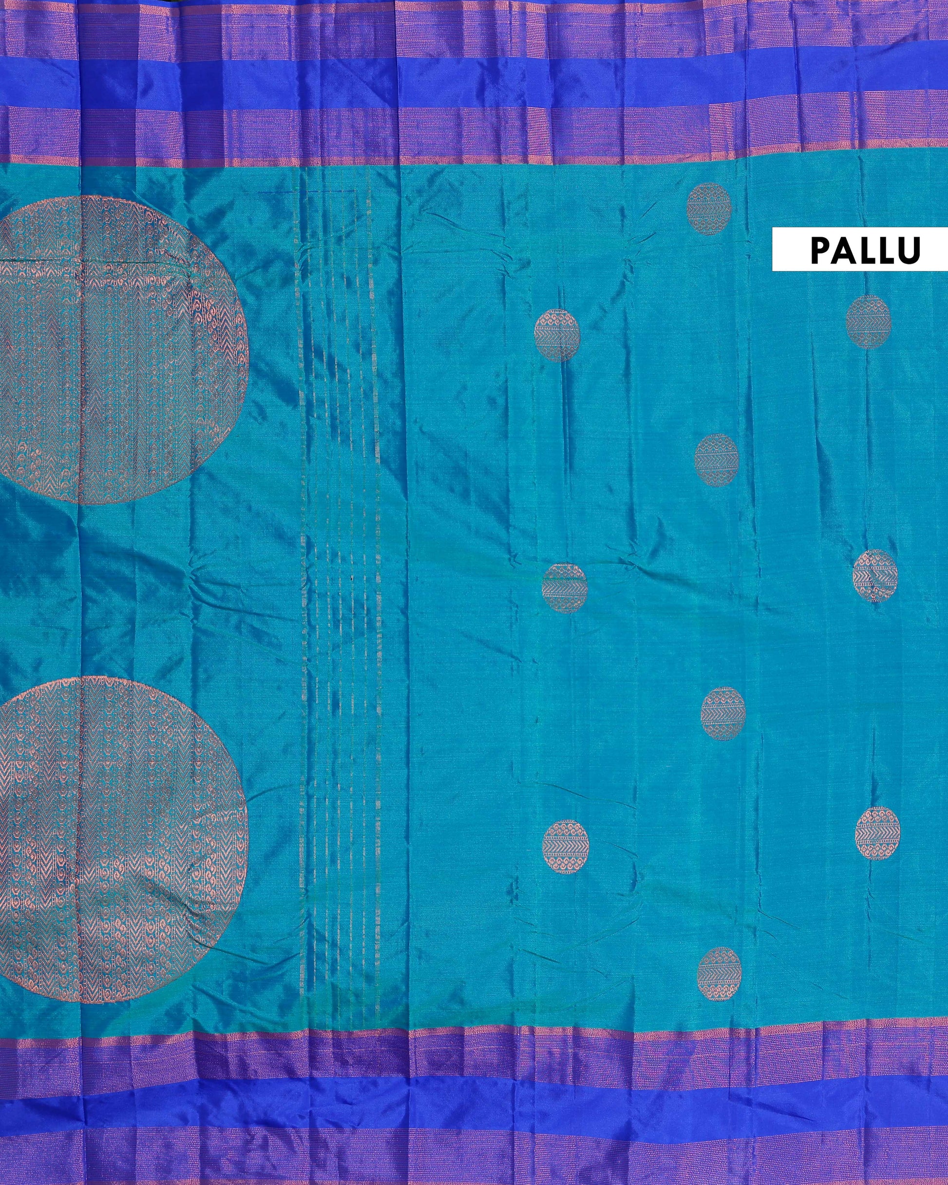 Classic Handloom Soft Silk Saree with Intricate Zari Work and Brocade Pallu - Blue