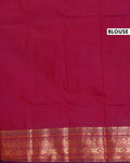 Classic Soft Silk Saree Rich Contrasting Zari Border and Elegant Ethnic Weaves - Orange