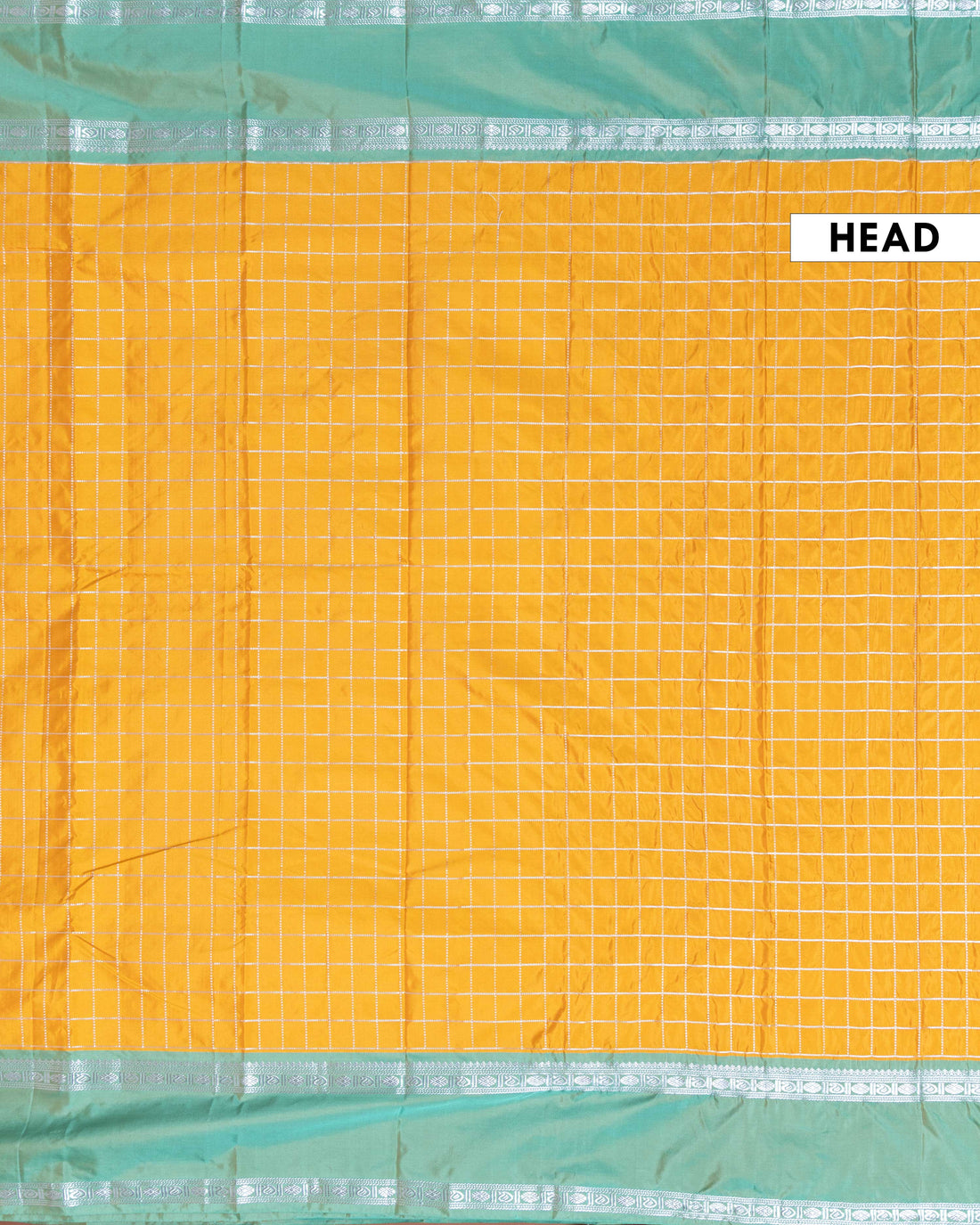 Classic Soft Silk Saree Zari Checked Body and Elegant Contrast Traditional Border - Yellow