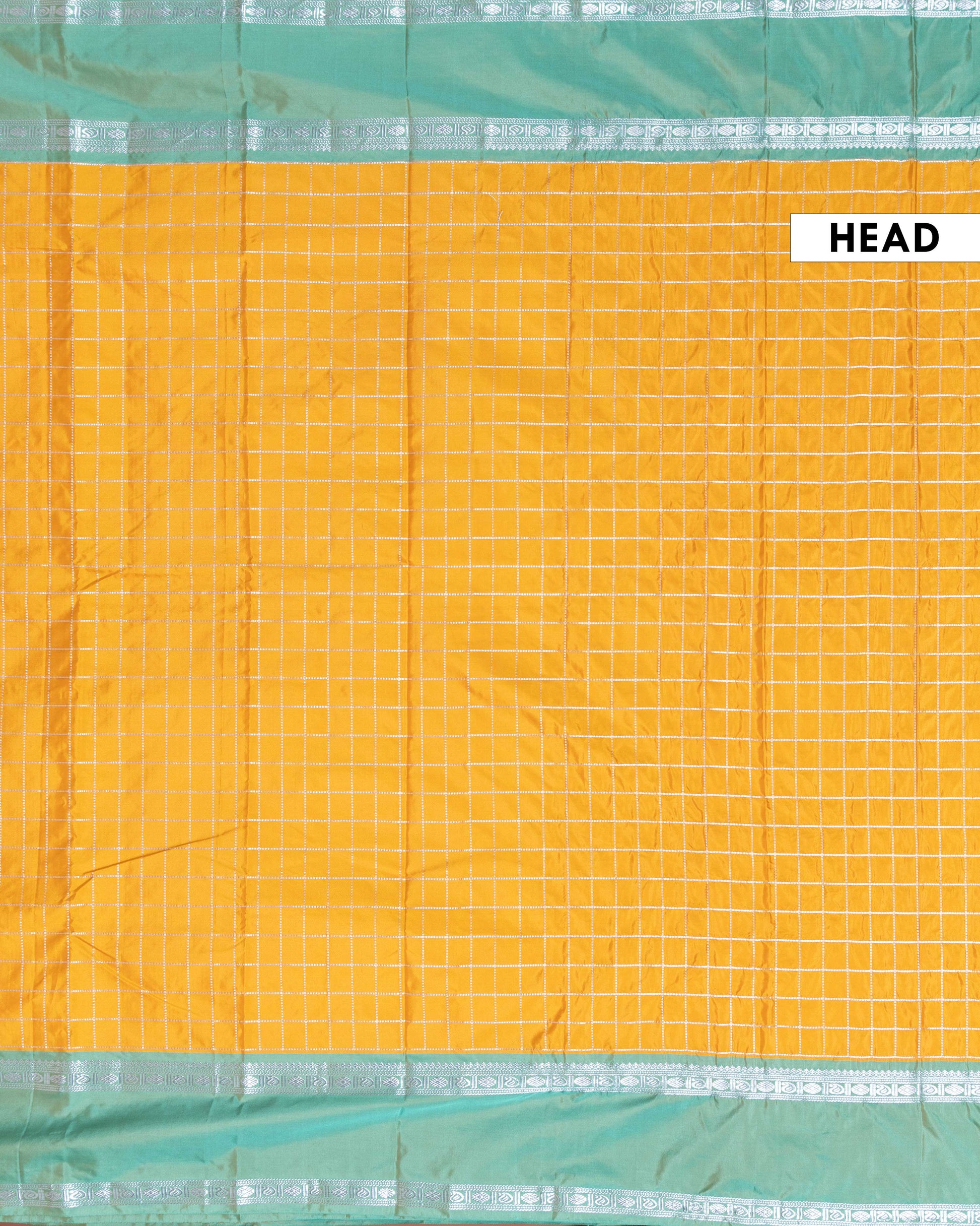 Classic Soft Silk Saree Zari Checked Body and Elegant Contrast Traditional Border - Yellow