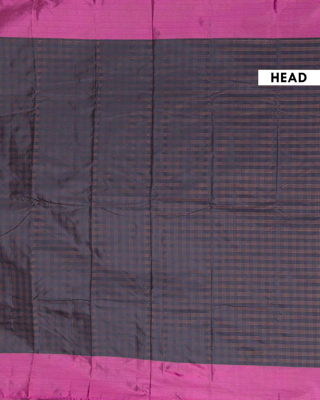 Classic Soft Silk Saree with Handcrafted Zari Checked Detailing and Rich Border Finish - Black