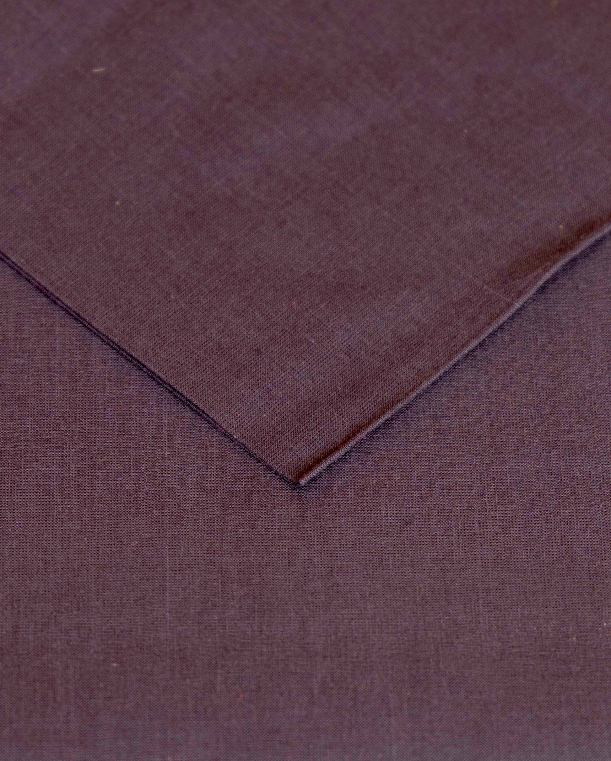 Women's Elegant Cotton Handloom Unstitched Salwar Suit Set with Zari Border - Maroon