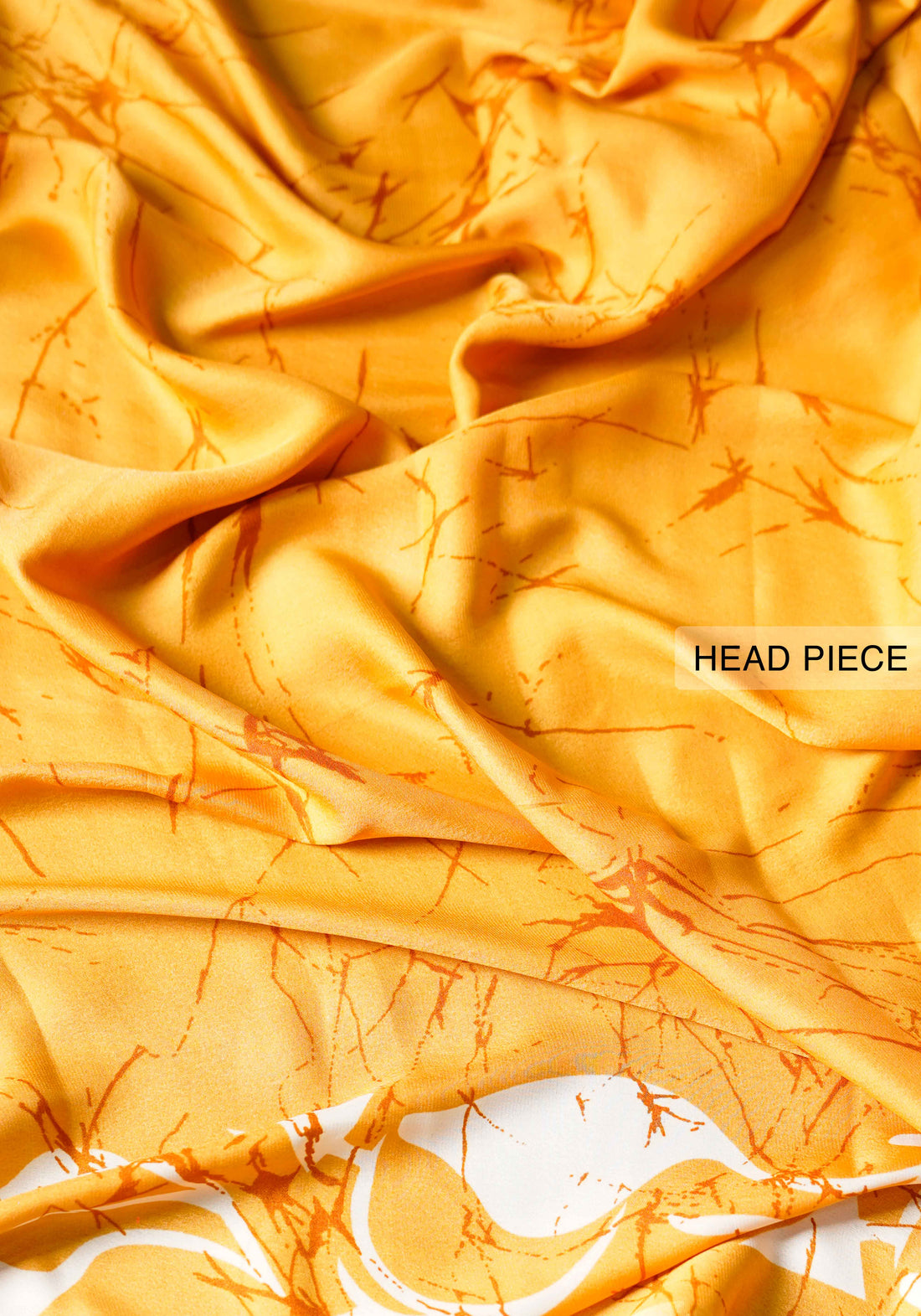 Dark Yellow Color Satin Saree With Blouse - SA07