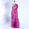 Dak Purple Bengal Cotton Saree For Women | Daily Office Wear Summer Collection | Jeyachandran - Full View