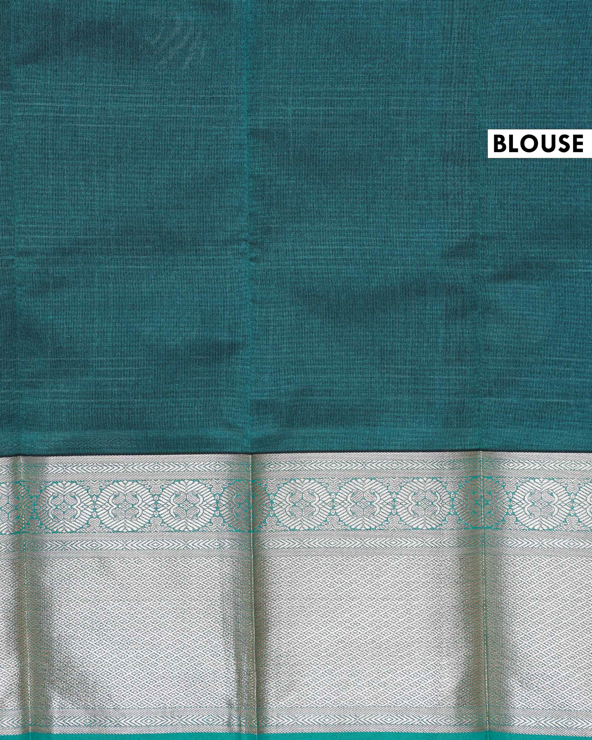 Elampillai Silk Cotton Saree with Checked Weave Paisley Motif Buttas and Intricate Zari Woven Border - Dark Maroon