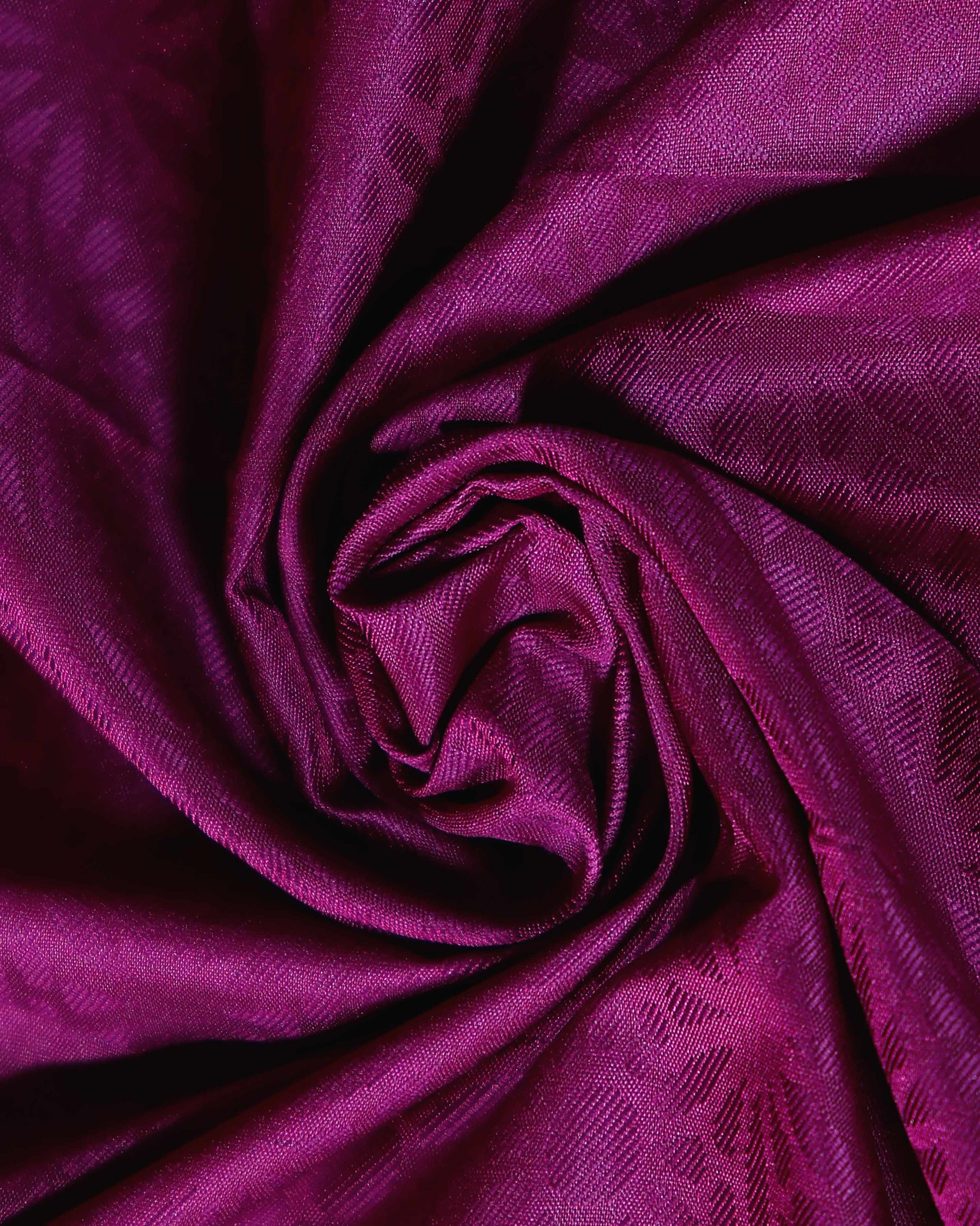 Elampillai Silk Cotton Saree with Intricate Zari Border and Traditional Motifs - Purple-Closeup