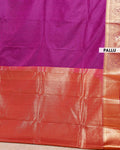 Elampillai Silk Cotton Saree with Intricate Zari Border and Traditional Motifs - Purple-pallu
