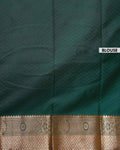 Elampillai Silk Cotton Saree with Traditional Zari Border and Motif Work - Dark Purple-blouse