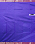Elampillai Silk Cotton Saree with Traditional Zari Border and Pallu - Dark Blue-HEAD