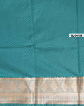 Elampillai Silk Cotton Saree with Zari Motifs and Contrasting Border - BLOUSE