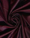 Elampillai Silk Cotton Saree with Zari Woven Border and Traditional Motifs - Dark Purple-closeup