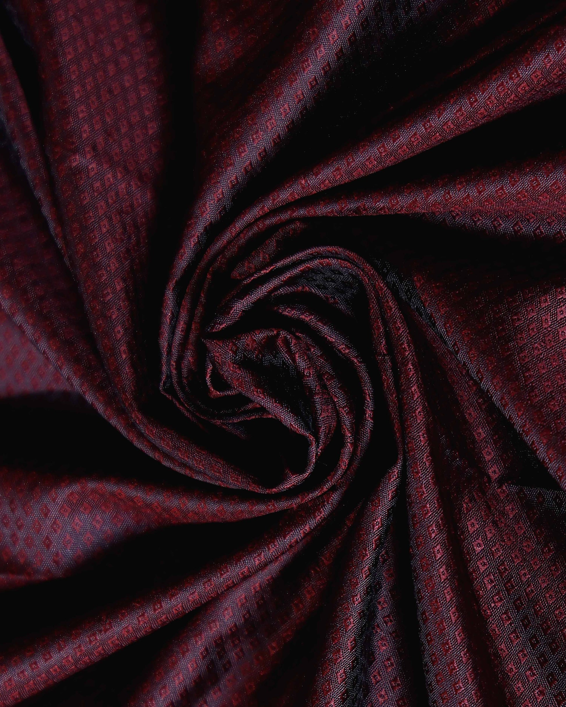 Elampillai Silk Cotton Saree with Zari Woven Border and Traditional Motifs - Dark Purple-closeup