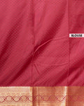 Elampillai Silk Cotton Saree with Zari Woven Motifs and Traditional Border - Blue-BLOUSE