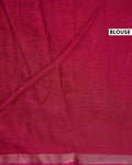Elegant Art Silk Saree with Intricate Paisley and Floral Motifs and Traditional Woven Border - Red-Blouse