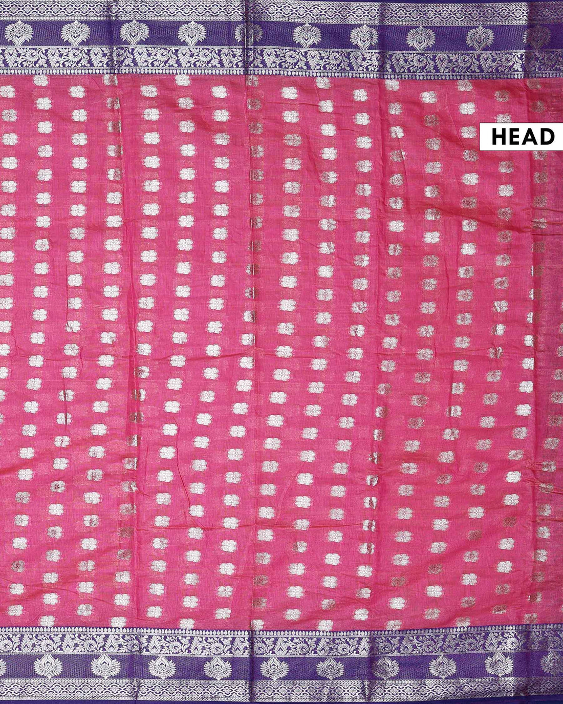 Elegant Banarasi Tissue Saree with Traditional Zari Motifs and Ornate Woven Border - Pink