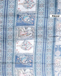 Elegant Digital Print Semi-Silk Saree with Traditional Motifs - Multi-Pallu