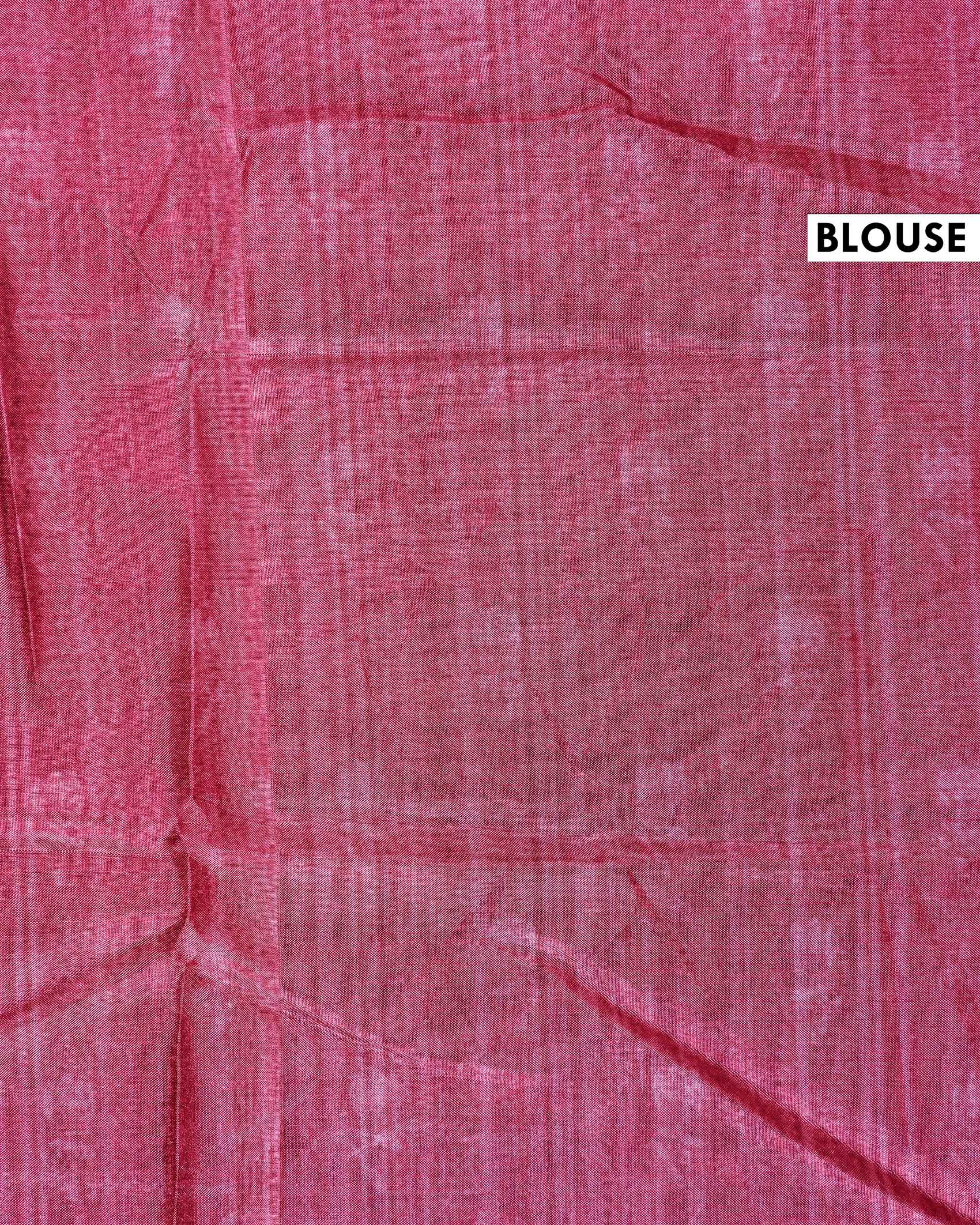 Elegant Dola Saree with Kantha Embroidery and Printed Pallu - Blouse