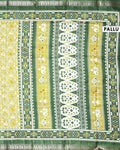 Elegant Dola Silk Saree with All Over Traditional Ikkat Inspired Geometric Motifs and  Zari Woven Border - Green-Pallu