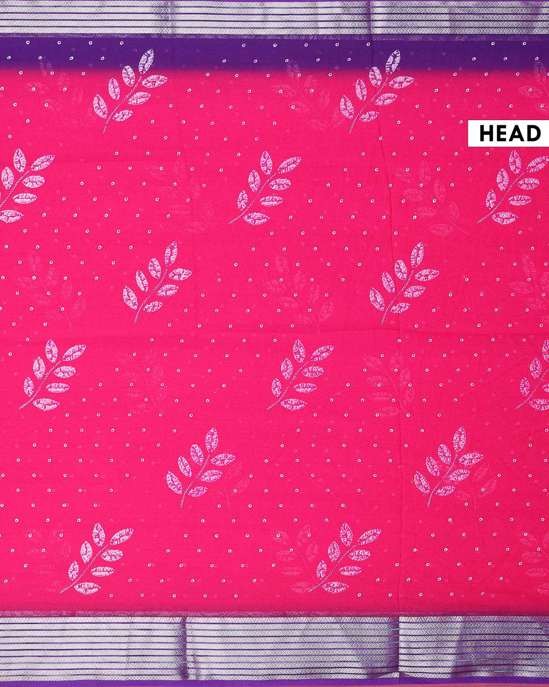 Elegant Dola Silk Saree with All Over Woven Leaf Buti Design and Intricate Geometric Border - Pink
