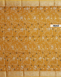 Elegant Dola Silk Saree with Intricate Floral Motifs and Traditional Woven Border - Yellow-Head