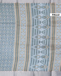 Elegant Dola Silk Saree with Intricate Floral Woven Motifs and Elegant Zari Border - Green-Pallu