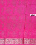 Elegant Dola Silk Saree with Traditional Paisley and Geometric Woven Motifs & Rich Ornate Zari Border - Pink-Blouse