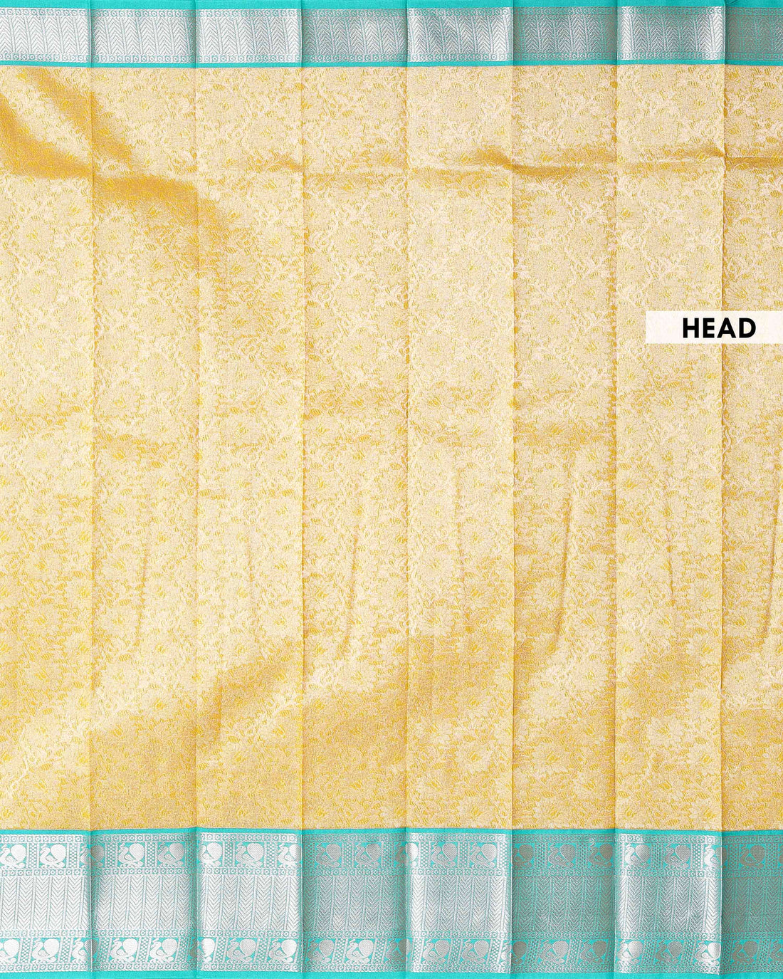 Elegant Elampillai Handloom Silk Cotton Saree with Intricate Zari Woven Brocade and Contrast Border - Yellow