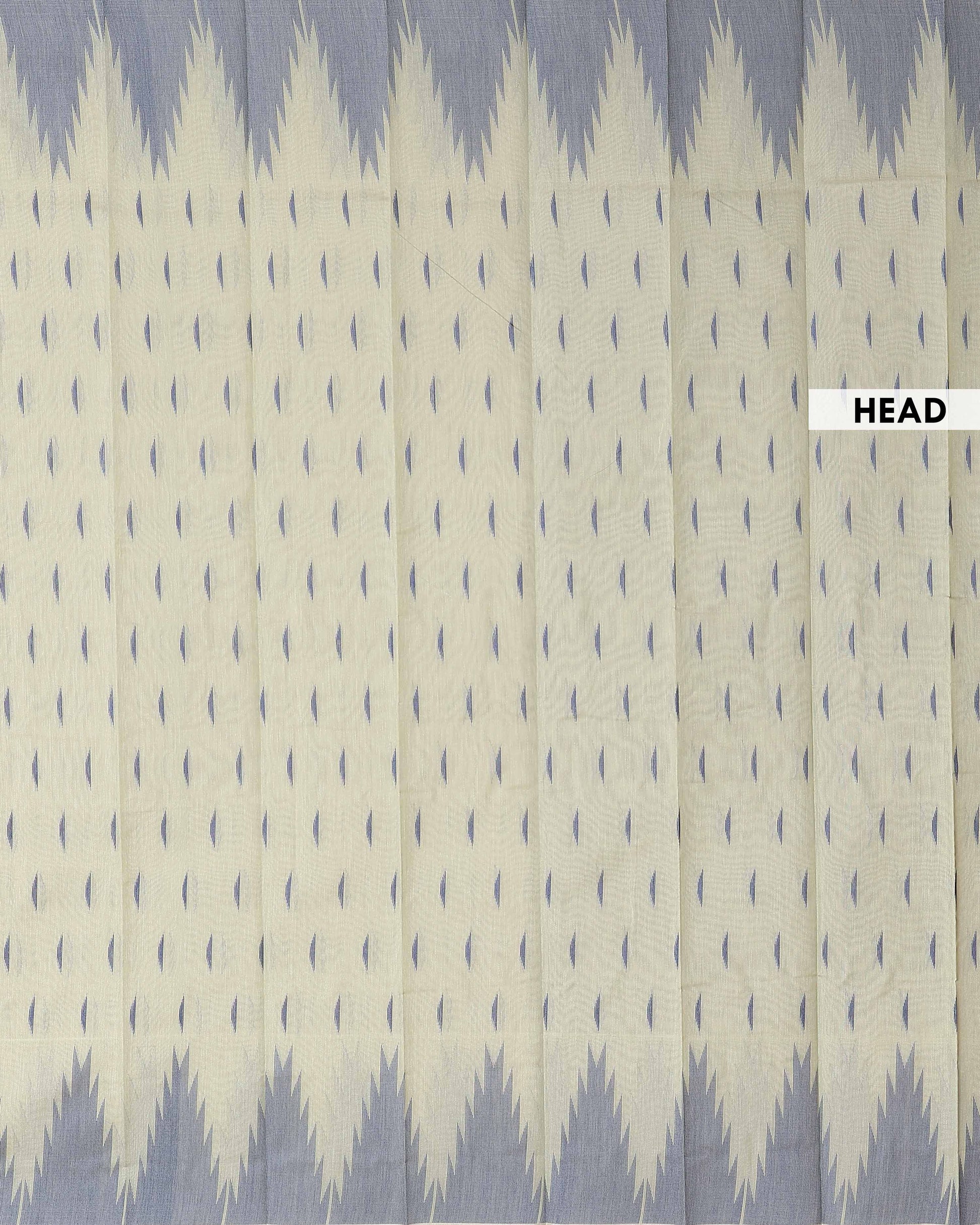 Elegant Elampillai Handloom Silk Cotton Saree with Traditional Ikkat Weave - Light Green