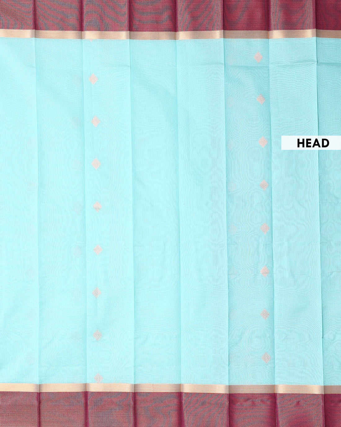 Elegant Elampillai Handloom Silk Cotton Saree with Traditional Korvai Contrast Zari Border - Sky Blue