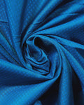 Elegant Elampillai Handloom Silk Cotton Saree with Traditional Zari Border - Blue-Closeup