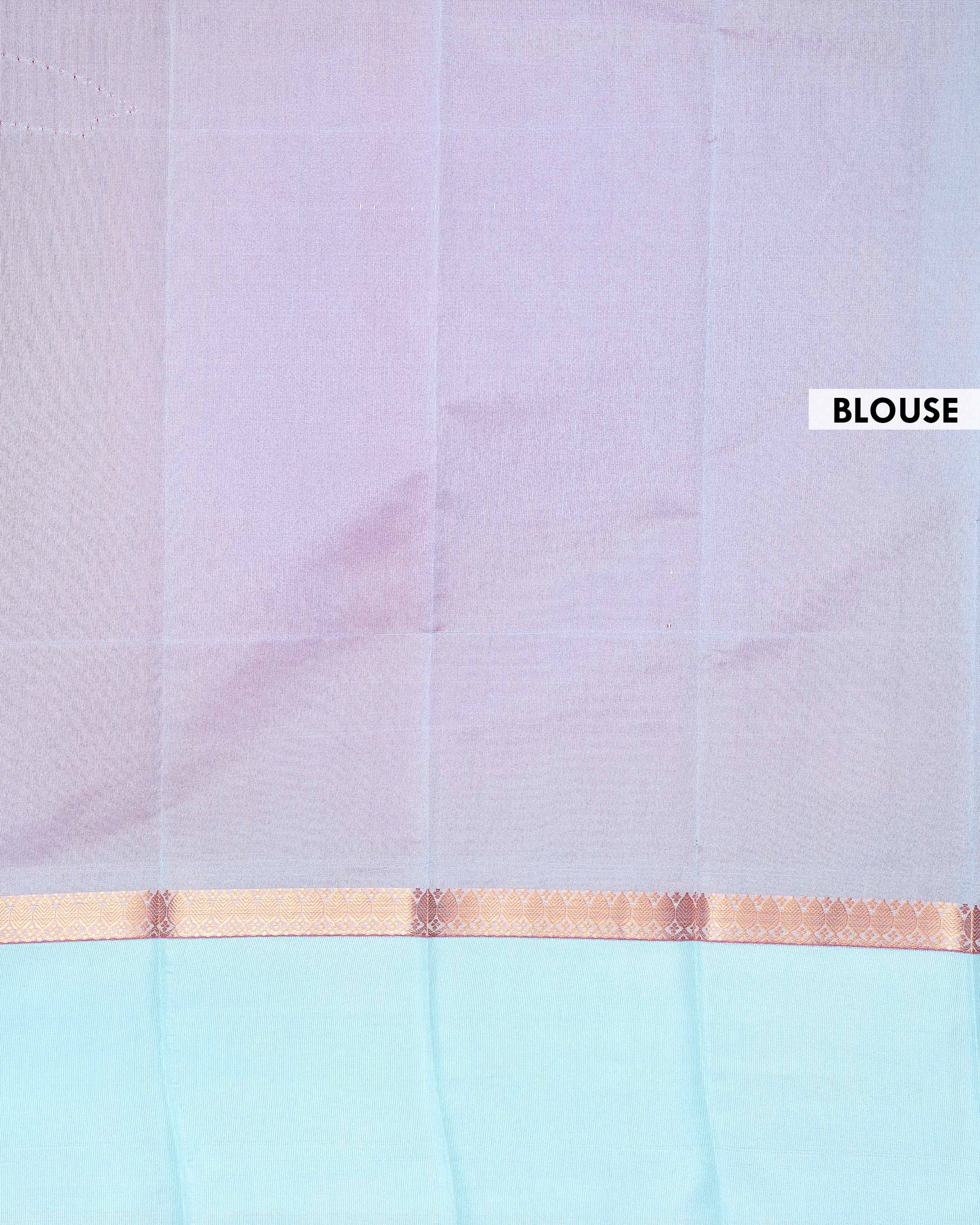 Elegant Elampillai Silk Cotton Saree with Intricate Zari Woven Contrast Border and Pallu - Red