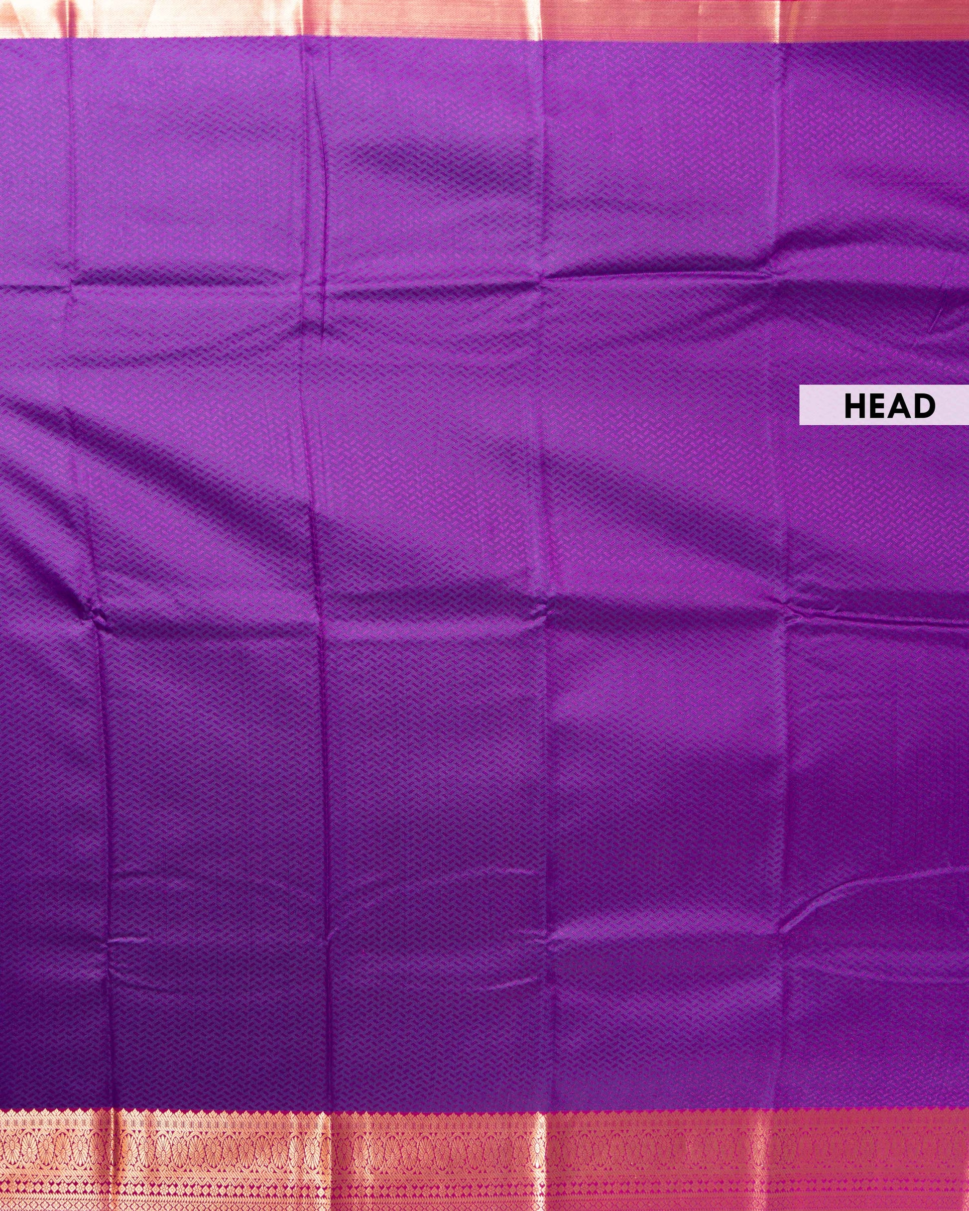 Elegant Elampillai Silk Cotton Saree with Traditional Zari Border and Pallu - HEAD