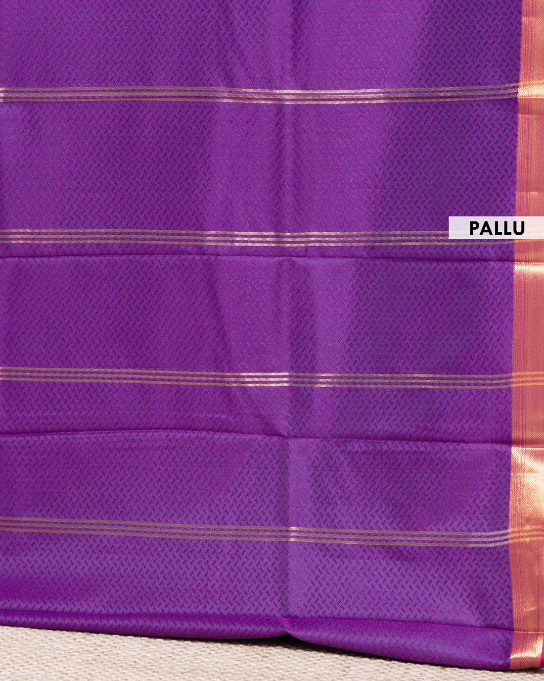 Elegant Elampillai Silk Cotton Saree with Traditional Zari Border and Pallu - Purple