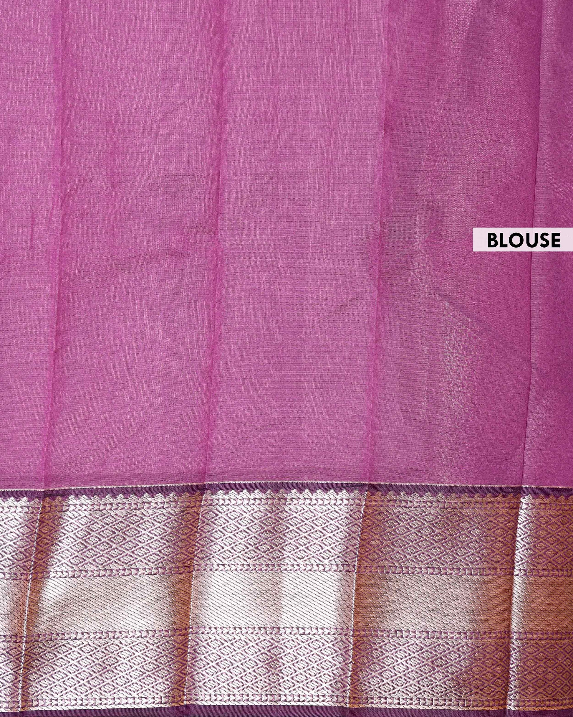 Elegant Elampillai Silk Cotton Saree with Traditional Zari Weave and Intricate Motifs - Purple