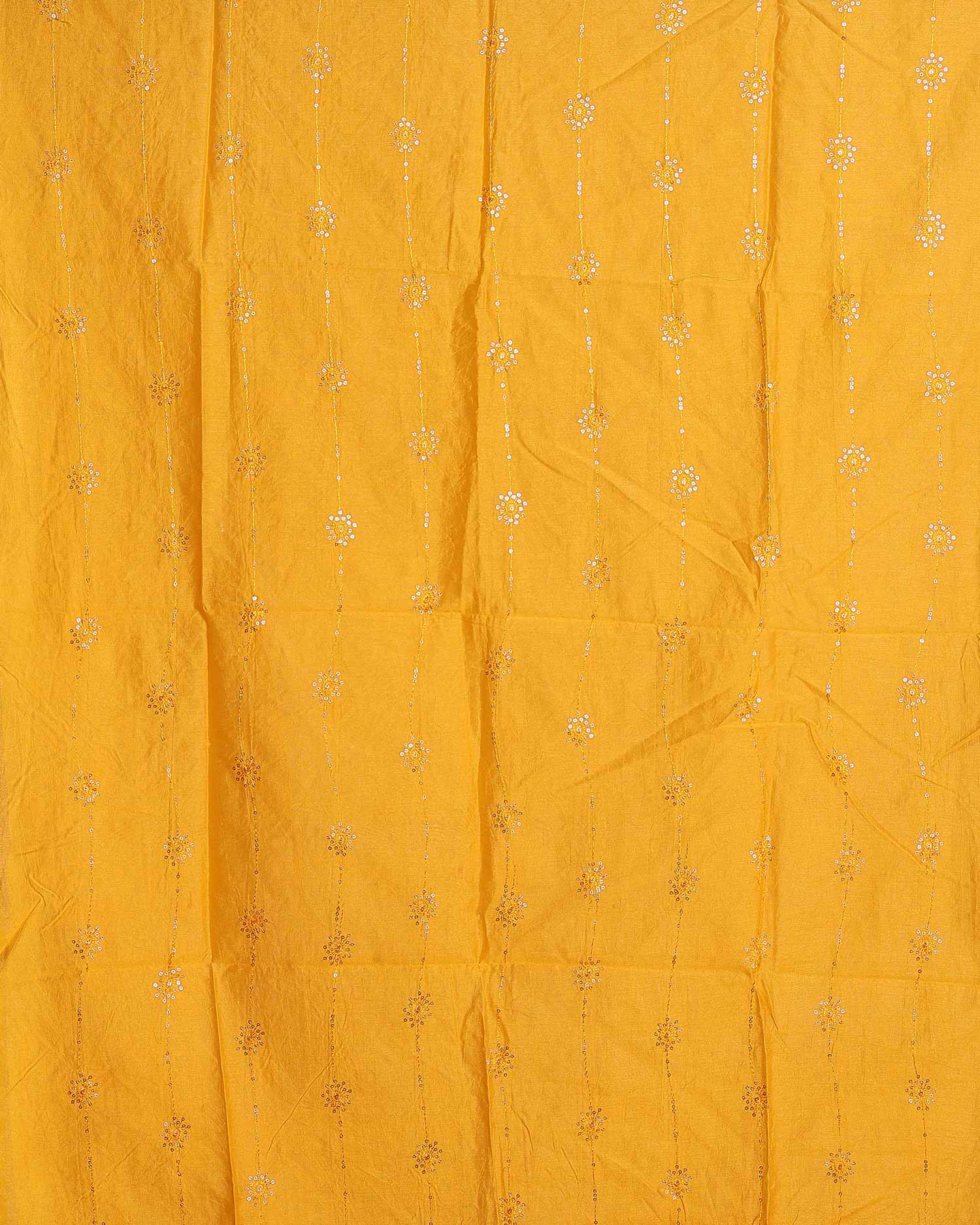 Elegant Embroidered Women’s Dupatta with Delicate Vertical Motif Pattern - Full Image
