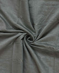 
Elegant Embroidered Women’s Dupatta with Delicate Vertical Motif Pattern - Light Grey-Close Up
